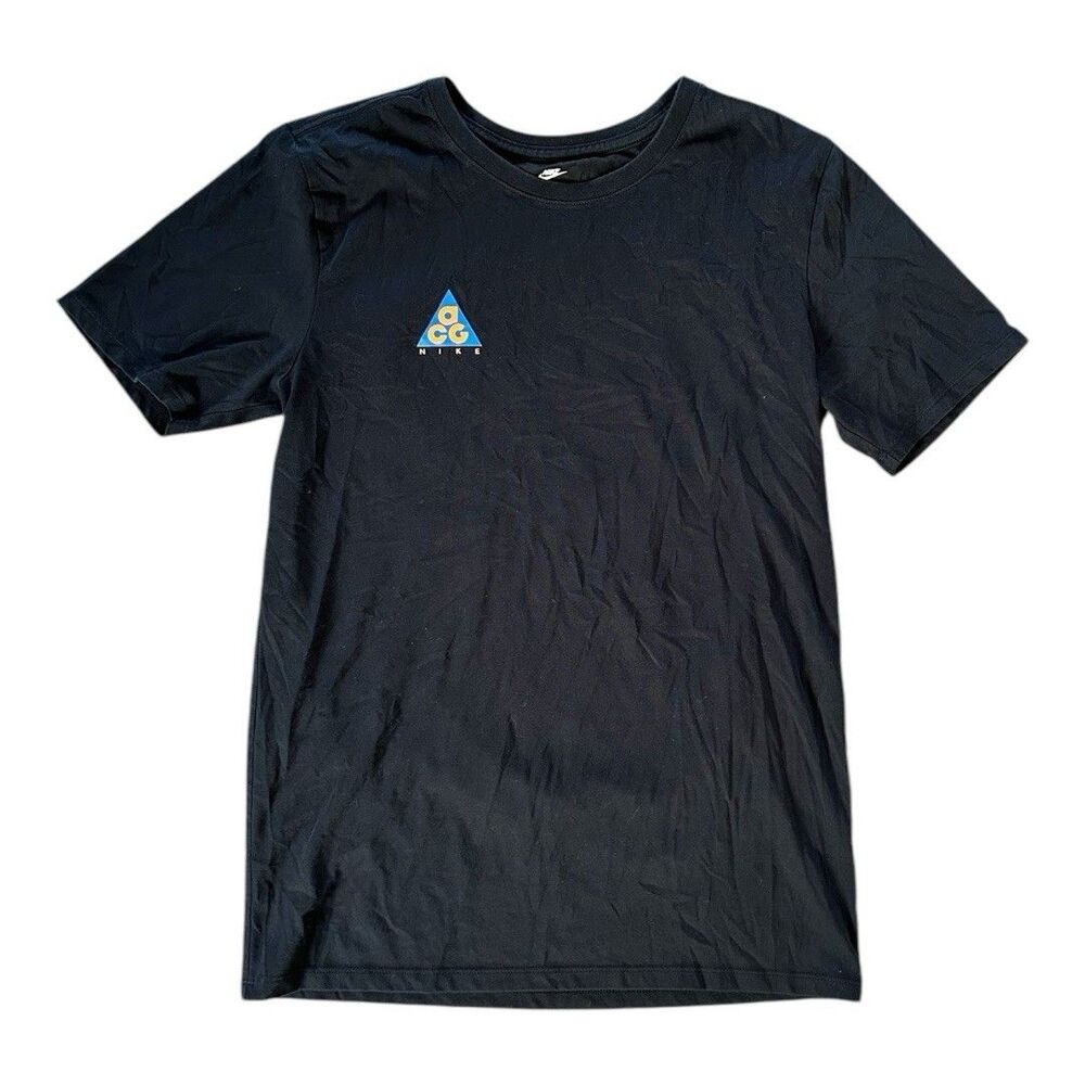 Nike ACG Shirt "We Out There" Short Sleeve Shirt Size S / Black